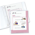 Back to School Sale | C-Line 62023 3-Hole Punched Top Load 8.5 in. x 11 in. Insert Heavy-Duty Polypropylene Sheet Protectors - Clear Front (100/Box) image number 1