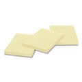 Labels | Highland 6609 4 in. x 6 in. Note Ruled Self-Stick Notes - Yellow (12/Pack) image number 1