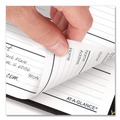 Notebooks & Pads | AT-A-GLANCE 80-011-05 (100 Sheets) 4.78 in. x 8 in. Telephone/Address Book - Black Simulated Leather image number 2