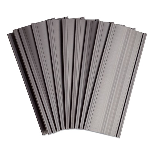 Label & Badge Holders | U Brands 5160U00-15 6 x 2 Magnetic Card Holders - Black (10/Pack) image number 0