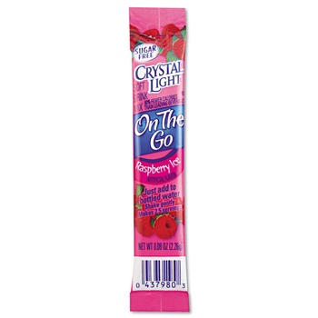 PRODUCTS | Crystal Light GEN00798 0.08 oz. Packets Flavored Drink Mix - Raspberry Ice (30/Box)