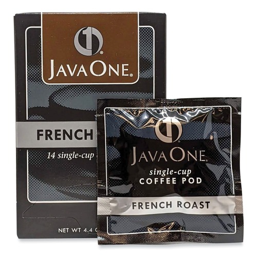 Coffee | Java One 39830806141 Single Cup Coffee Pods - French Roast (14/Box) image number 0