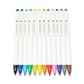 Pens | Zebra 69012 0.6 mm Retractable Fine ClickArt Porous Point Pen - Assorted Ink/Barrel Colors (12/Pack) image number 5