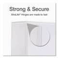 Binders | Cardinal 10330 3 in. Capacity 11 x 8.5 Premier Easy Open ClearVue Locking Slant-D Ring Binder - White image number 3