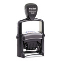 Stamps & Stamp Supplies | Trodat 5444 Self-Inking 1 in. x 1.63 in. Professional 5-in-1 Date Stamp - Blue/Red image number 0
