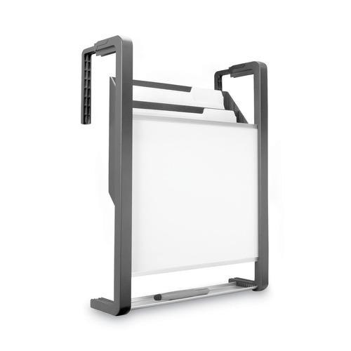 Filing & Folders | Quartet OFD Three-Pocket Hanging File Pocket with Dry Erase Board - Letter, Black image number 0