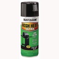Painting | Rust-Oleum 241169 High Heat Enamel Spray Paint, Semi-Gloss Black, 12 oz Aerosol Can, 6/Carton image number 1
