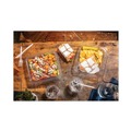 Food Trays, Containers, and Lids | Pactiv Corp. TEHL7X616S EarthChoice 7.25 in. x 6.38 in. x 1 in. 16 oz. Plastic Tamper Evident Recycled Hinged Lid Deli Container - Clear (240/Carton) image number 5
