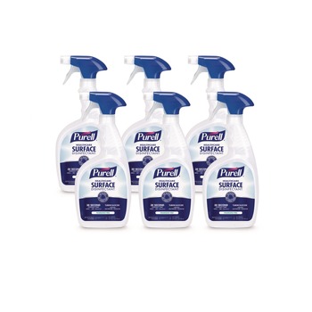 PURELL 3340-06 32 oz. Spray Bottle Fragrance Free Healthcare Surface Disinfectant (6/Carton)