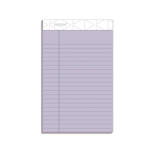 Notebooks & Pads | TOPS 63040 50-Sheet 5 in. x 8 in. Narrow Rule Prism plus Colored Writing Pads - Pastel Orchid (12/Pack) image number 0