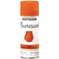 Painting | Rust-Oleum 342568 Specialty Fluorescent Spray Paint, Flat Fluorescent Orange, 11 oz Aerosol Can, 6/Carton image number 1