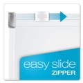 Report Covers & Pocket Folders | Cardinal 14201 11 in. x 8-1/2 in. Expanding Zipper Binder Pockets - Clear (3/Pack) image number 3
