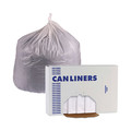 Storage Accessories | Boardwalk H6036EWK 30 in. x 36 in. 30-Gallon 0.7 mil. Flat Pack Linear Low Density Industrial Can Liners - White (200/Carton) image number 5