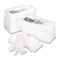 Cleaning Brushes | Unger DS50Y Polyester 7 in. x 18 in. ProDuster Disposable Replacement Sleeves - White (50/Pack) image number 1