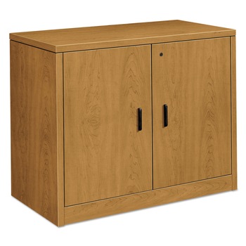 OFFICE FILING CABINETS AND SHELVES | HON H105291.CC 10500 Series 36 in. x 20 in. x 29-1/2 in. Storage Cabinet with Doors - Harvest