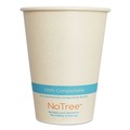 Cups and Lids | World Centric CUSU12 12 oz. NoTree Paper Hot Cups - Natural (1000/Carton) image number 0
