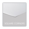 Sheet Protectors | GBC 2514496P 11 in. x 8.5 in. Unpunched Design View Poly Presentation Covers for Binding Systems - Clear Lined (25/Pack) image number 2