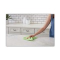 Cleaning Cloths | Boardwalk 2164037 16 in. x 16 in. Microfiber Cleaning Cloths - Green (24/Pack) image number 2