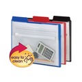 Back to School Sale | Smead 89614 2-Section Letter Size Poly Project Organizer with Zip Pouch - Assorted Colors (3/Pack) image number 0