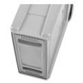 Trash & Waste Bins | Rubbermaid Commercial 2026695 Slim Jim 13 gal Polyethylene Under Counter Container - Gray image number 4