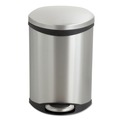 Safety & First Aid | Safco 9901SS 3 Gallon Step-On Medical Receptacle - Stainless Steel image number 1