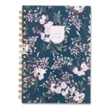 Notebooks & Pads | AT-A-GLANCE LB40200 8.5 in. x 5.5 in. 13-Month (Jan-Jan 2026) Weekly/Monthly Calista Floral Planners - Blue/Purple/Green Cover image number 3