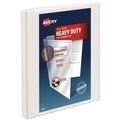 Binders | Avery 05234 3 Slant Rings 0.5 in. Capacity 11 in. x 8.5 in. Heavy-Duty Non Stick View Binder with DuraHinge - White image number 1