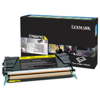 Lexmark C746A1YG C746A1YG 7,000 Page-Yield Return Program Toner - Yellow