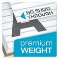 Notebooks & Pads | TOPS 63910 (50) White 5 in. x 8 in. Sheets Narrow Rule Docket Gold Ruled Perforated Pads (12/Pack) image number 1