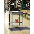 Office Desks & Workstations | Tennsco SR-57 34.5 in. x 29 in. x 53.75 in. Open Steel Shop Desk - Medium Gray image number 1