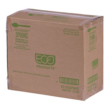Eco-Products EP-CE6SPWHT 6 in. Cutlery Spoon for Cutlerease Dispensing System - White (960/Carton)