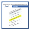 Labels | Brother P-Touch TZES141 0.7 in. x 26.2 ft. TZe Standard Adhesive Laminated Labeling Tape - Black on Clear image number 5