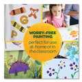 Acrylic & Tempera Paint | Crayola 541204 2 oz Washable Paint - Assorted Colors (6/Set) image number 3