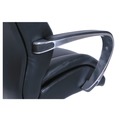 Office Chairs | La-Z-Boy 48968 20.5 in. to 23.5 in. Seat Height Commercial 2000 Big/Tall Executive Chair Supports Up to 400 lbs. - Black Seat/Back, Silver Base image number 5