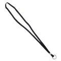Label & Badge Holders | Advantus 75423 36 in. Long Metal Ring Fastener Deluxe Lanyards - Black (24/Box) image number 0