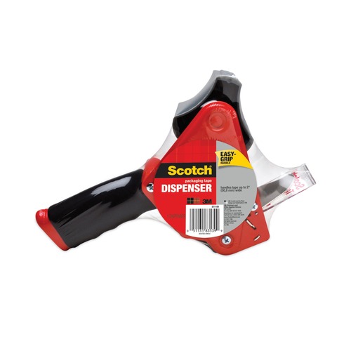Packing Tapes | Scotch ST-181 3 in. Core Pistol Grip Packaging Tape Dispenser for Rolls Up to 2 in. x 60 yds - Red image number 0