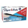 Pens | Paper Mate 1921067 Profile Bold 1.4 millimeter Retractable Ballpoint Pen Value Pack - Black Ink/Translucent Black Barrel (36/Box) image number 1