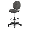 Just Launched | Alera ALEIN4641 Interval Series 23.93 in. to 34.53 in. Seat Height Swivel Task Stool - Graphite Gray image number 3