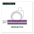 Office Chair Mats | ES Robbins 122775 66 in. x 60 in. Contour EverLife Chair Mats for Medium Pile Carpet - Clear image number 2
