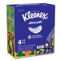 Paper Towels and Napkins | Kleenex 54308 Ultra Soft 3-Ply Facial Tissue - White (12/Carton) image number 0