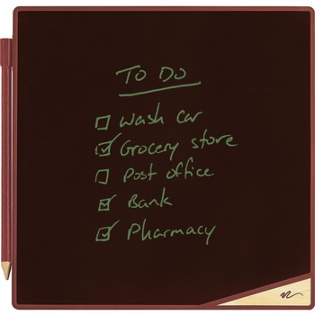 Boogie Board VT0360001 VersaTiles 8.25 in. x 8.25 in. Plastic Frame Memo Board - Black Surface/Red Frame