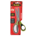 Arts & Crafts Supplies | Scotch 1488NS 8 in. Long 2.7 in. Cut Length Non-Stick Unboxing Scissors - Straight Green/Black Handle image number 0