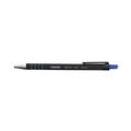 Pens | Universal UNV15511 1 mm Retractable Ballpoint Pen - Medium, Blue (1 Dozen) image number 2