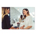 Labels | Avery 08720 3-3/8 in. x 2-1/3 in. Flexible Adhesive Name Badge Labels - White/Gold Border (120/Pack) image number 2