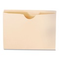File Jackets & Sleeves | Pendaflex 22000EE 2-Ply Straight Tab Letter Size Reinforced File Jackets - Manila (100/Box) image number 3
