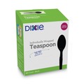 Cutlery | Dixie TM5W540 Grab&rsquo;N Go Wrapped Cutlery Teaspoons - Black (90/Box, 6 Box/Carton) image number 3