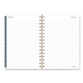 Notebooks & Pads | AT-A-GLANCE 1768200 8.5 in. x 5.5 in. 12-Month (Jan-Dec 2026) Midnight Garden Weekly/Monthly Planner - Black/Pink/Green Cover image number 5