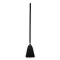 Brooms | Rubbermaid Commercial FG253600BLA Lobby Pro Synthetic-Fill 37-1/2 in. Broom - Black image number 1