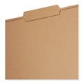 File Folders | Smead 19882 0.75 in. Expansion 2/5-Cut Top Tab 17-pt Kraft Fastener Folders, 2 Fasteners - Legal Size/Kraft (50/Box) image number 2
