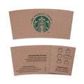 Just Launched | Starbucks 12420977 Cup Sleeves for 12/16/20 oz. Hot Cups - Kraft (1380/Carton) image number 1